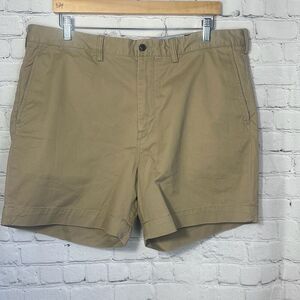 Polo Ralph Lauren Mens Khaki  Stretch Classic Fit Shorts size 38